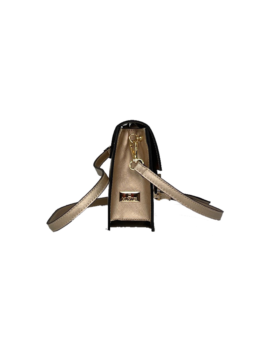 Γυναικεία τσάντα ώμου flap Ariadne SS21 Χρυσό - Hunter 