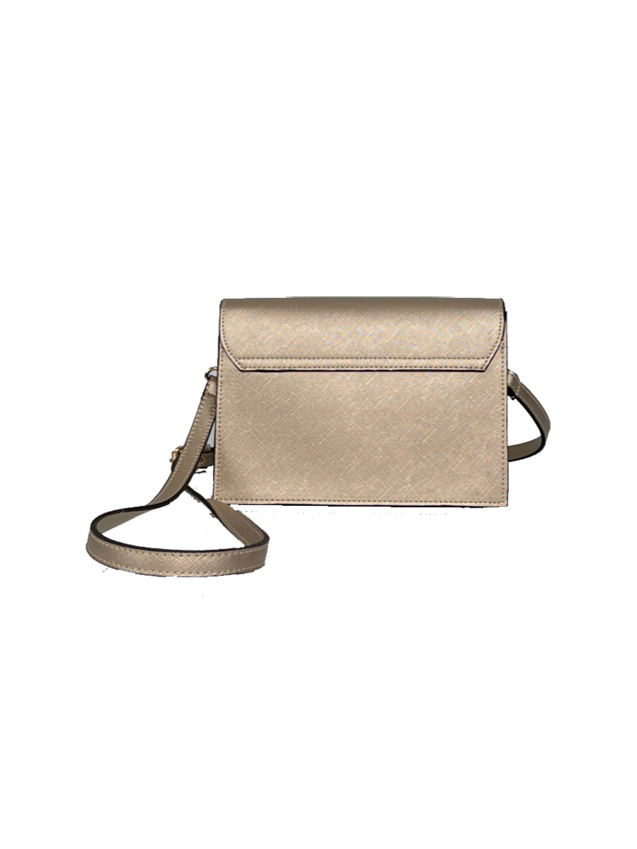 Γυναικεία τσάντα flap Elektra SS21 Χρυσό - Hunter Accessories
