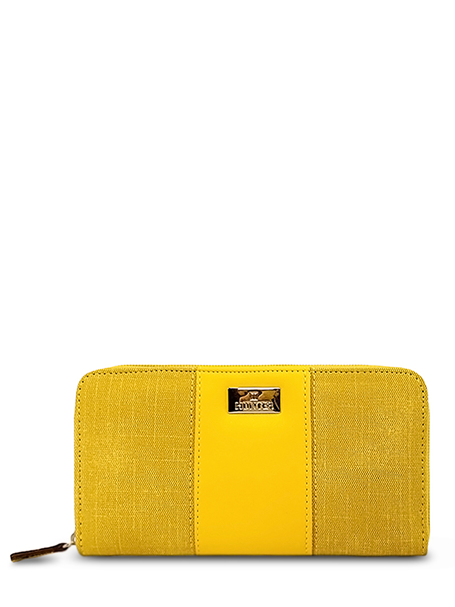 Γυναικείο πορτοφόλι Denim Κίτρινο