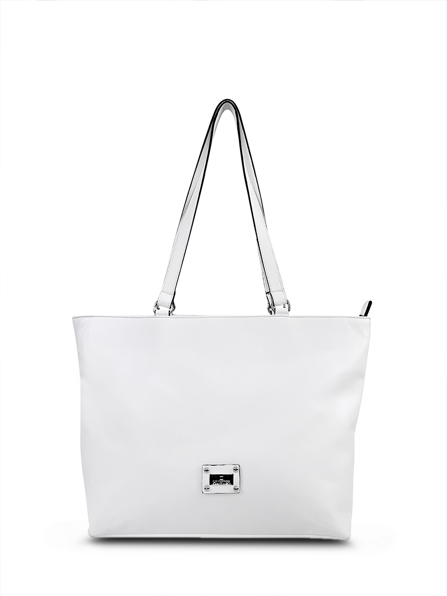 Γυναικεία τσάντα ώμου Plain Λευκό