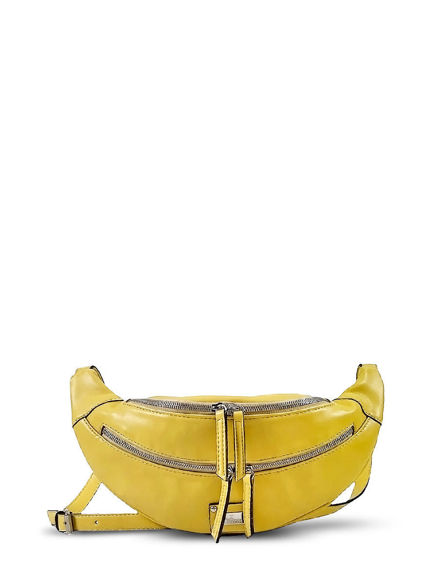 Γυναικεία τσάντα μέσης mini crossbody Plain Κίτρινο