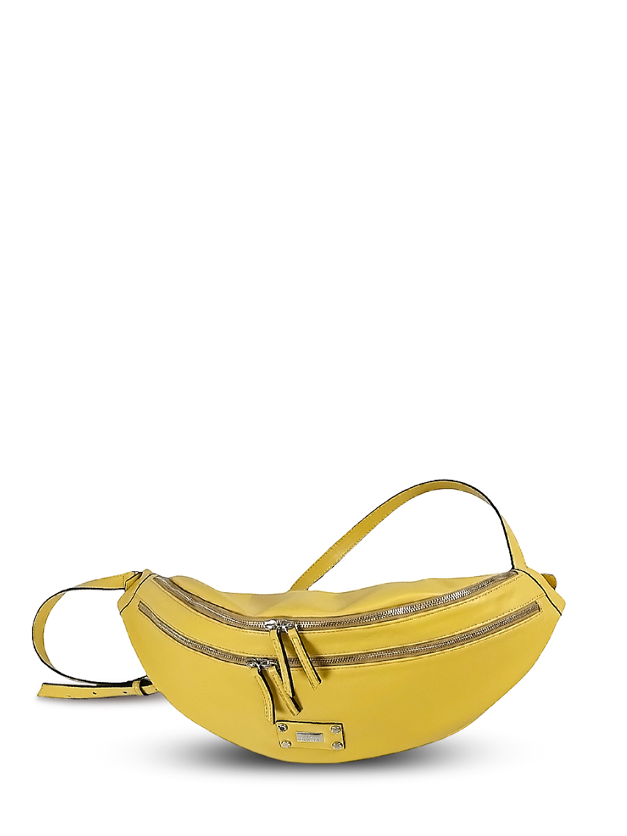 Γυναικεία τσάντα μέσης crossbody Plain Κίτρινο