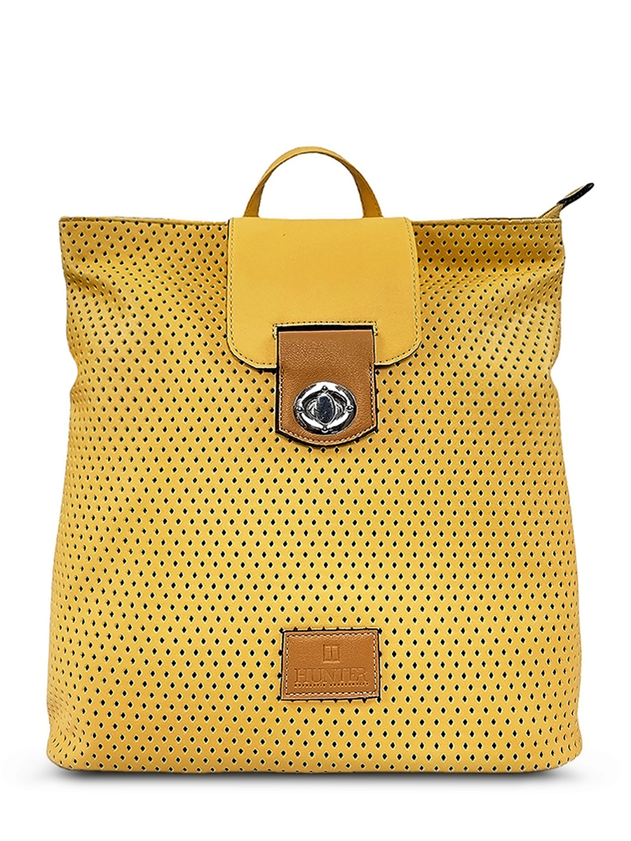 Γυναικεία τσάντα πλάτης Lasercut Κίτρινο