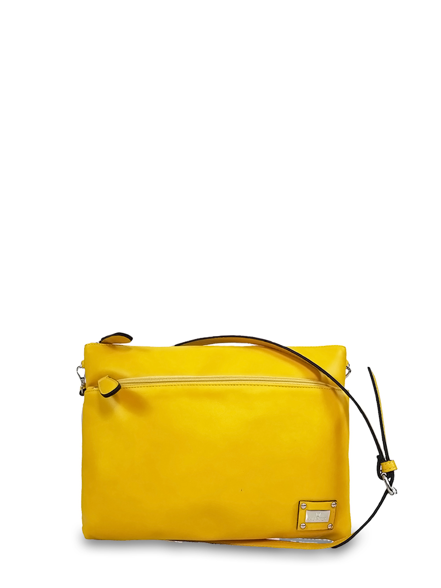 Γυναικεία τσάντα χειρός-χιαστί Simple Κίτρινο