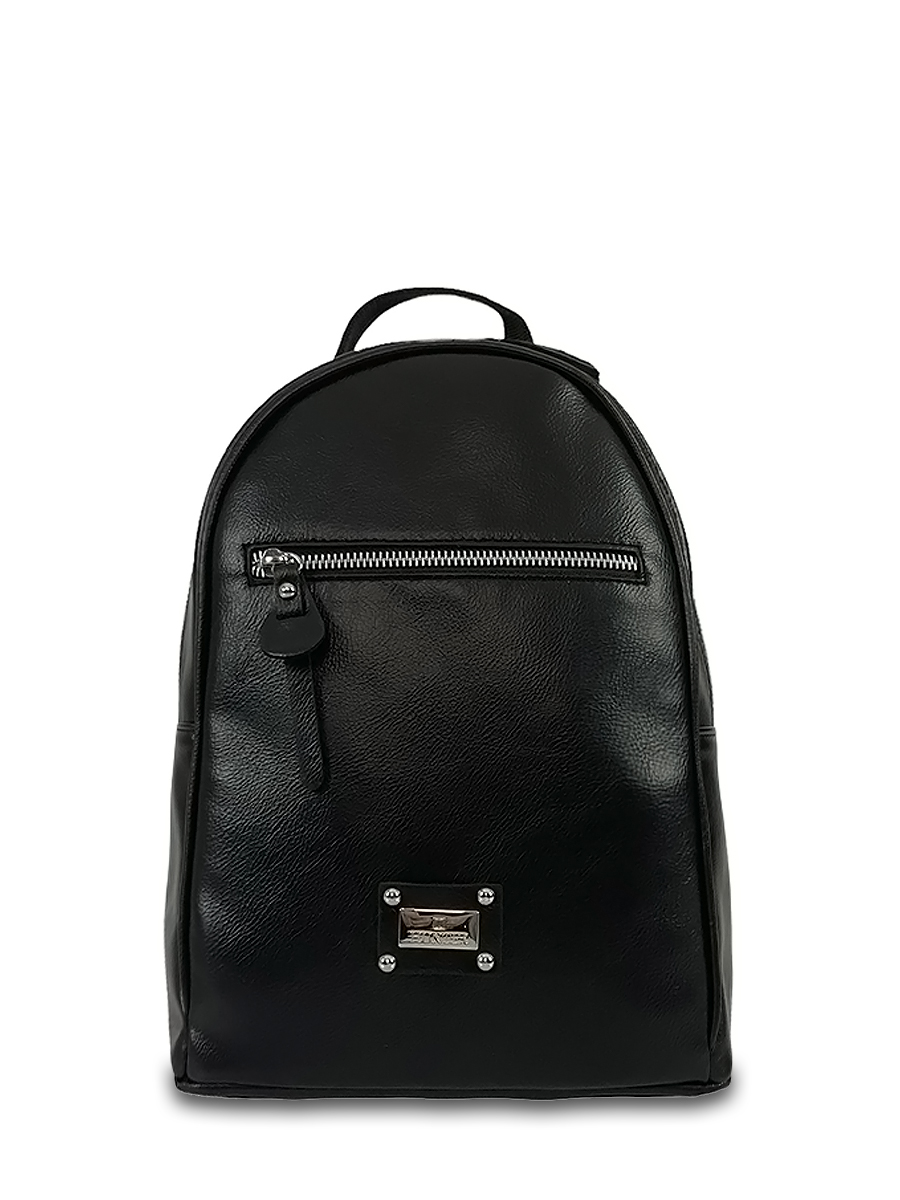 Γυναικεία τσάντα πλάτης zip Simplicity Μαύρο
