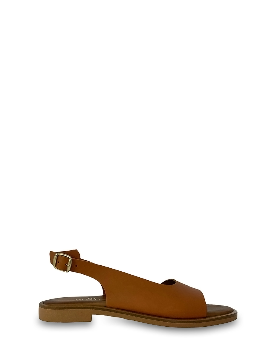 Γυναικείο Υπόδημα Δερμάτινο semi sandal Ταμπά