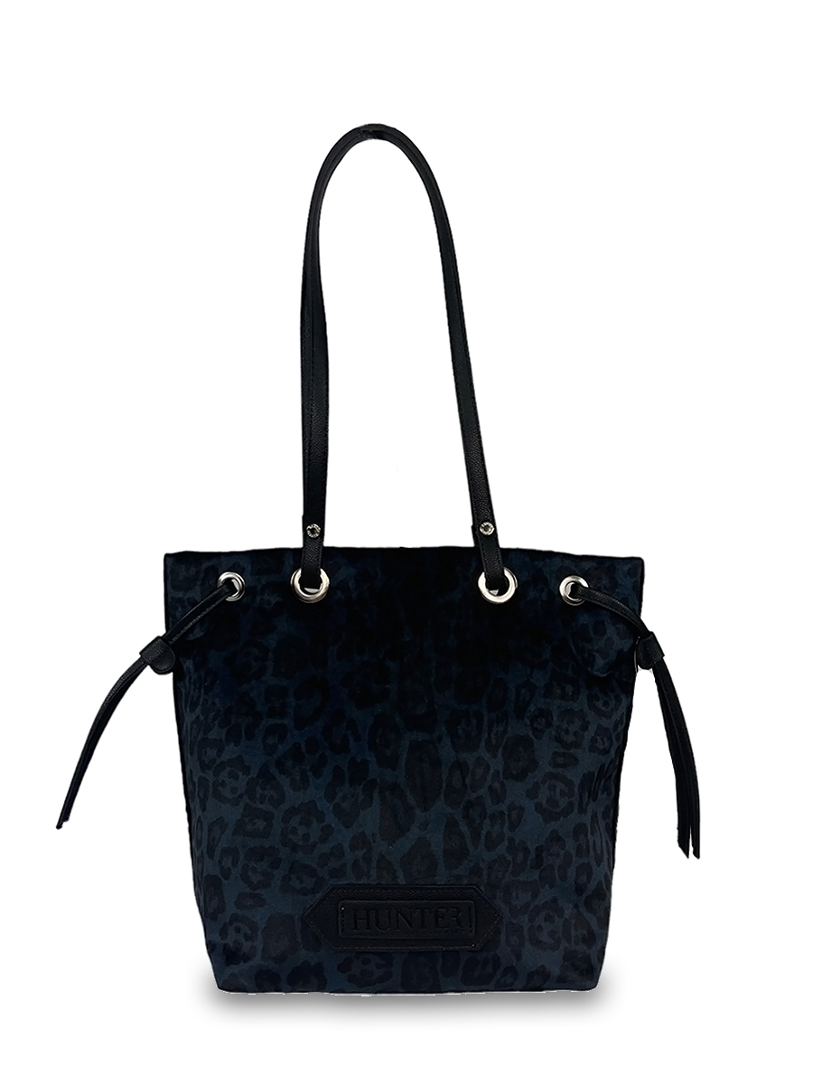 Γυναικεία τσάντα ώμου Velvet Leopard Μαύρο