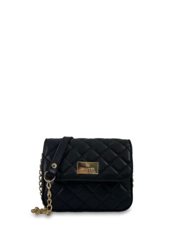 Γυναικεία τσάντα flap Quilted Μαύρο