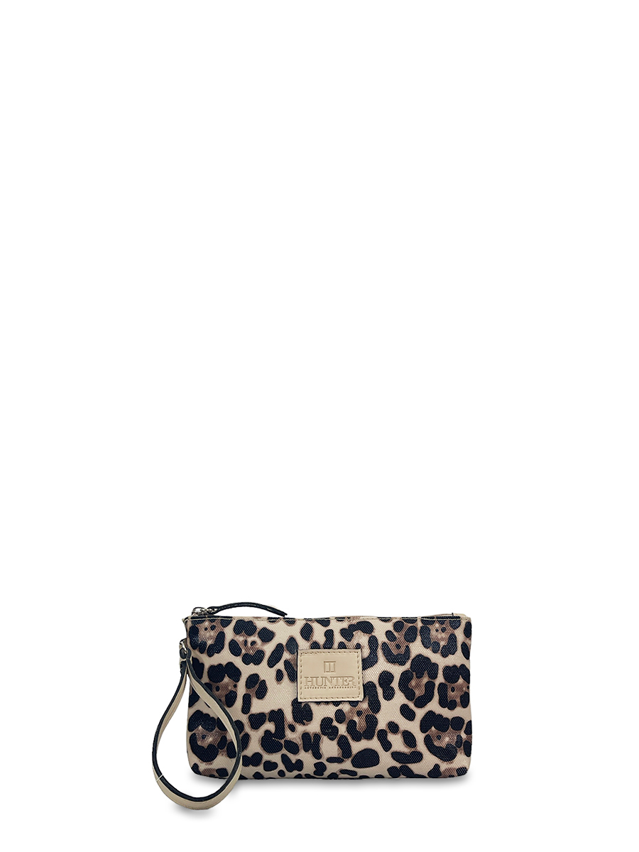 Γυναικεία τσάντα χειρός Leopard Μπεζ