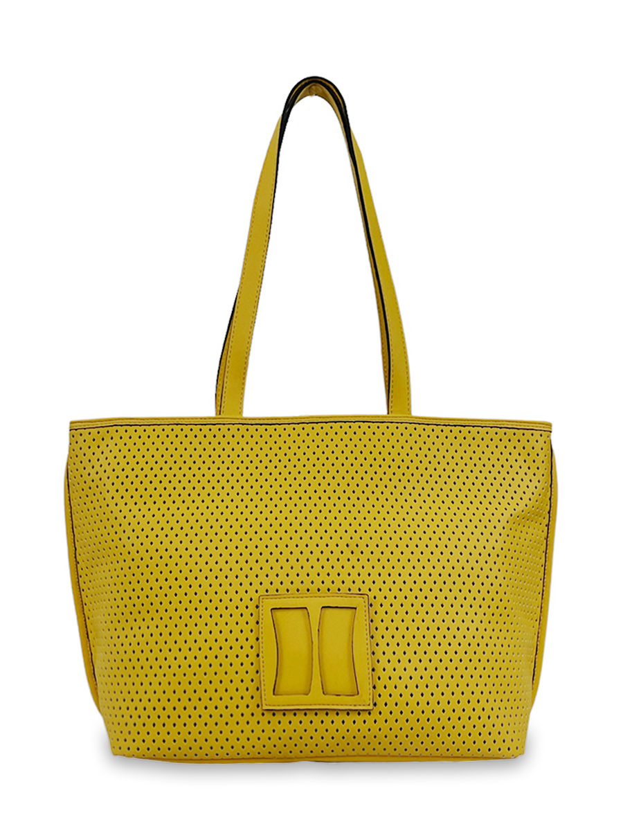 Γυναικεία τσάντα ώμου frame Drilled Κίτρινο