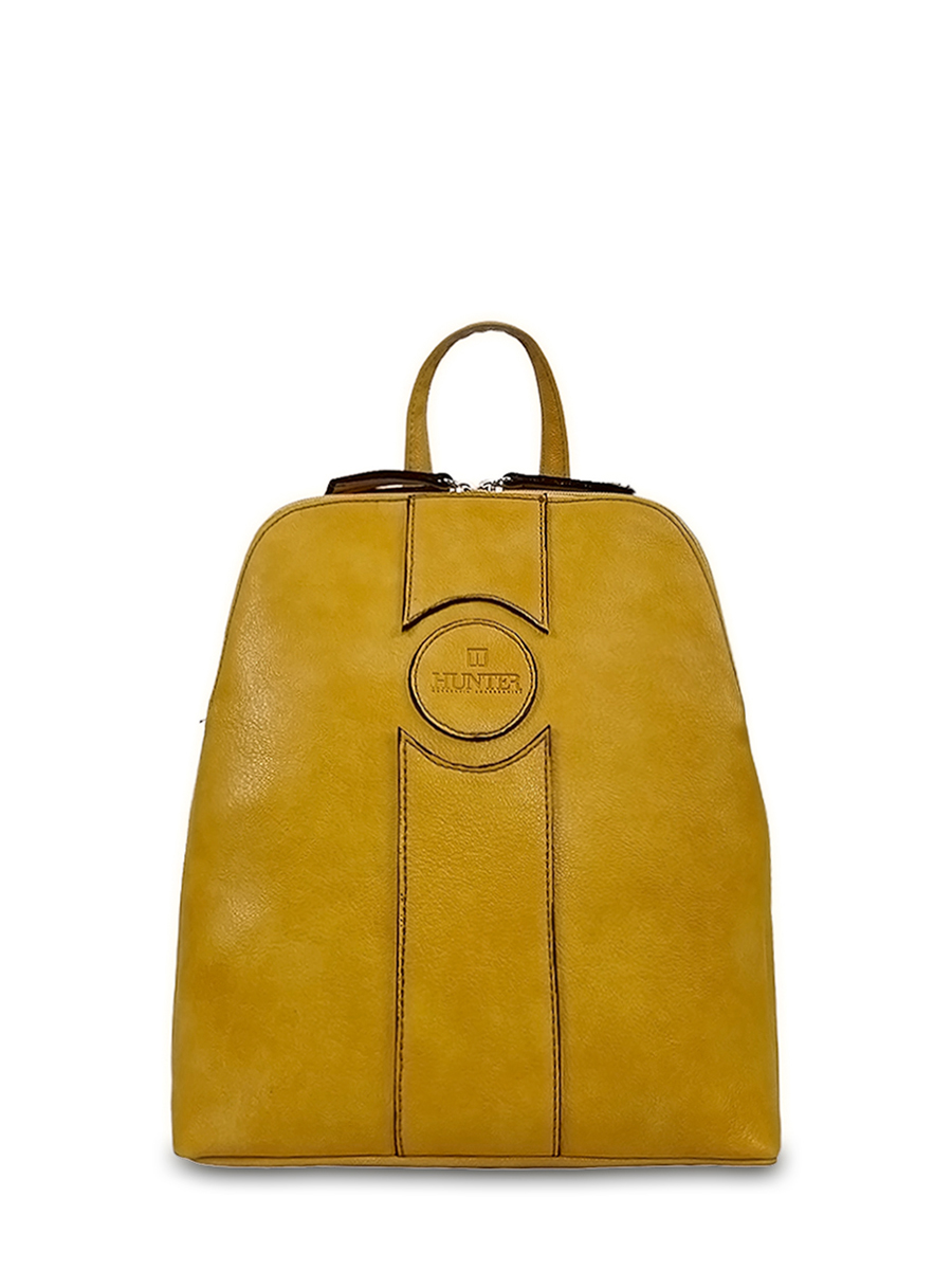 Γυναικεία τσάντα πλάτης Roundy Κίτρινο