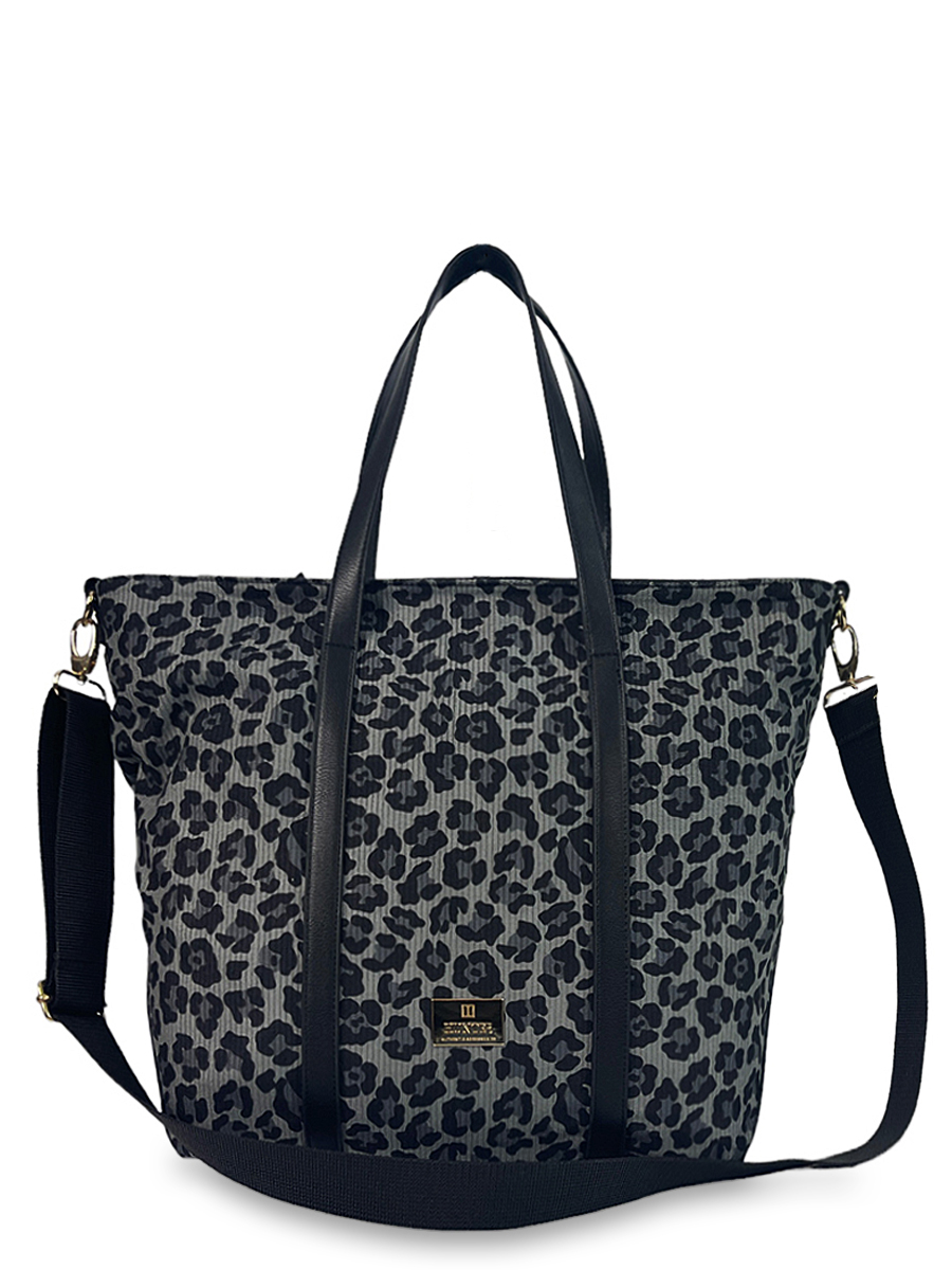 Γυναικεία τσάντα ώμου Jungle Leopard Γκρι