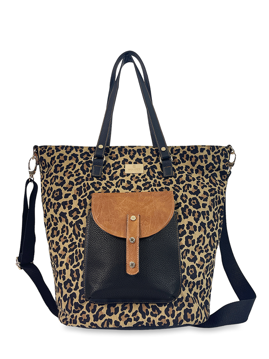 Γυναικεία τσάντα ώμου Jungle Leopard Καφέ
