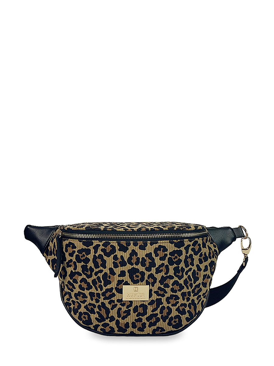Γυναικεία τσάντα μέσης Jungle Leopard Κάμελ